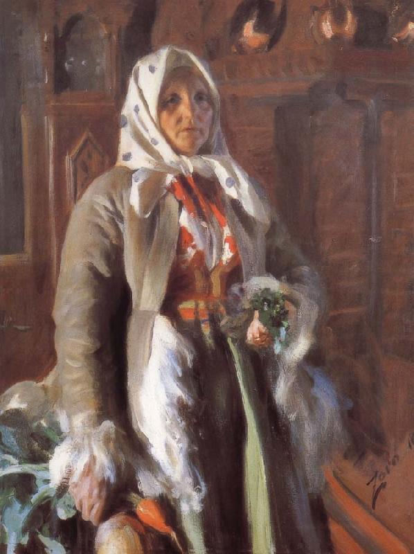 Anders Zorn Mona oil painting picture
